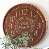 Australian One Penny Wall Clock