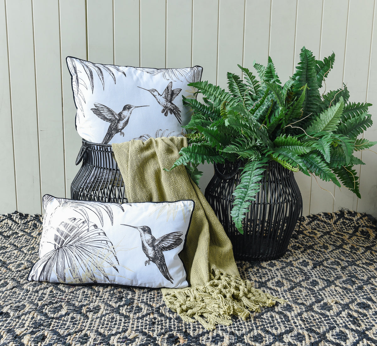 Hummingbird Long Cushion