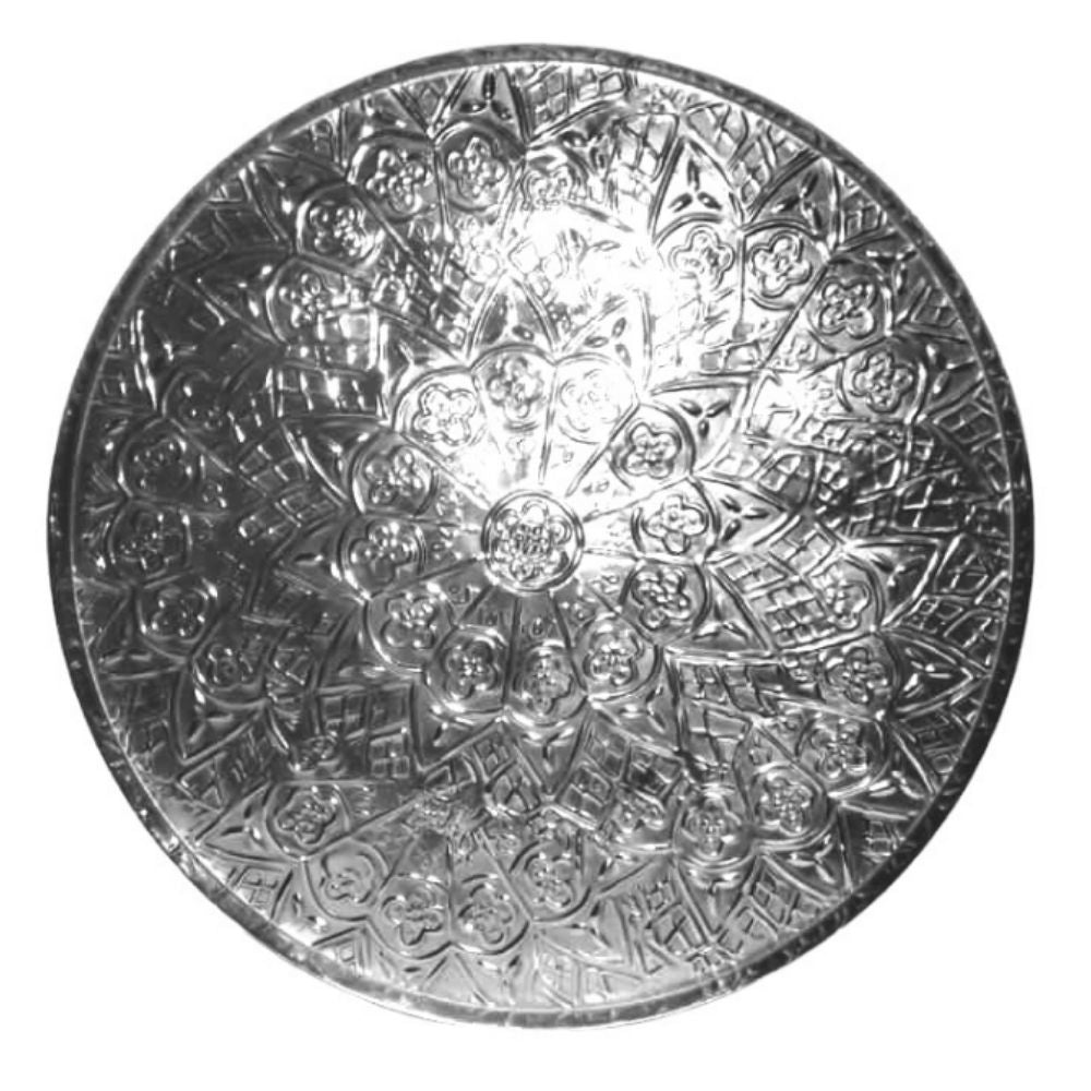 Charu Silver Tray Wall Plate