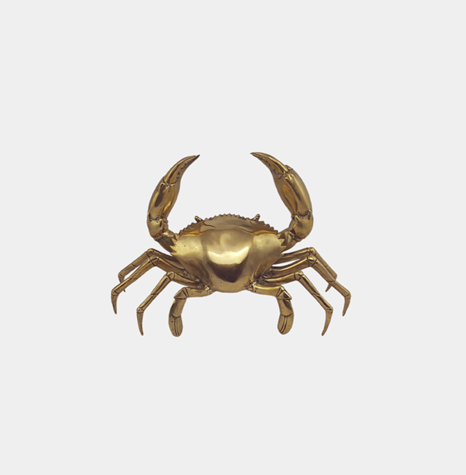 Brass Mud Crab Gold