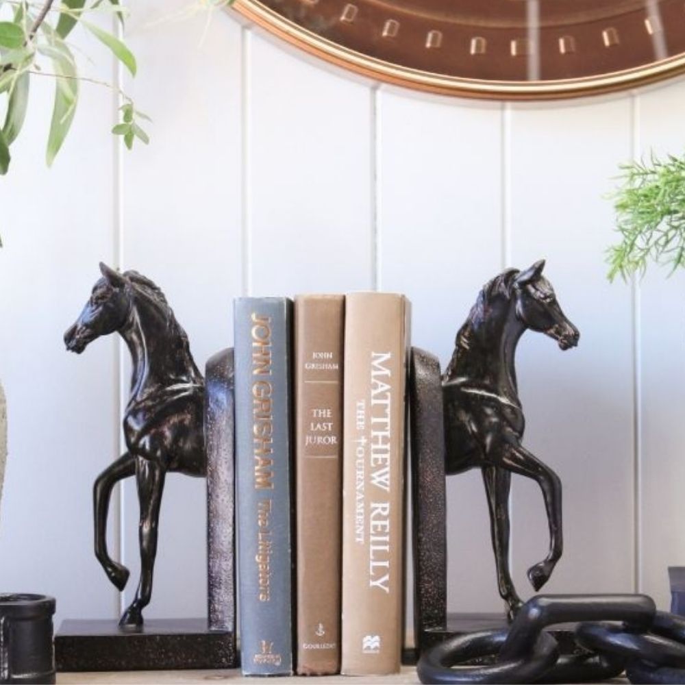 Prancing Horse Book Ends